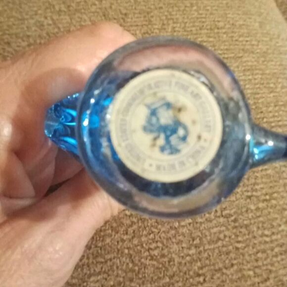 Art Glass Angel Fish Blue United States Commemorative Fine Art Gallery collector - Picture 3 of 3